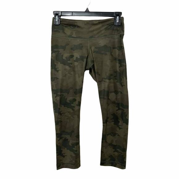 Lululemon Wunder Under Crop Savasana Camo - Picture 1 of 5